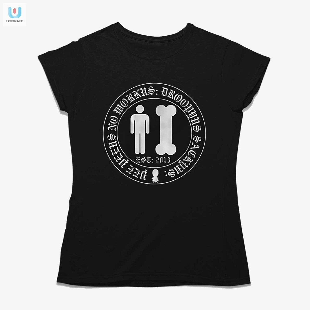 Hilarious 971 The Fan Man  Bone Droopyus Sackyus Tee