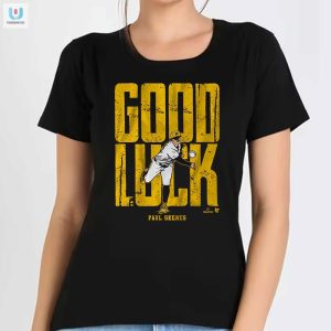 Get Lucky Laugh Paul Skenes Good Luck Shirt fashionwaveus 1 1