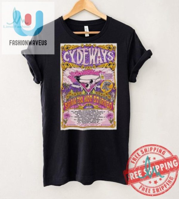 Get Rockin With Cydeways Shaken Not Stirred Tour Tee 2024 fashionwaveus 1 3