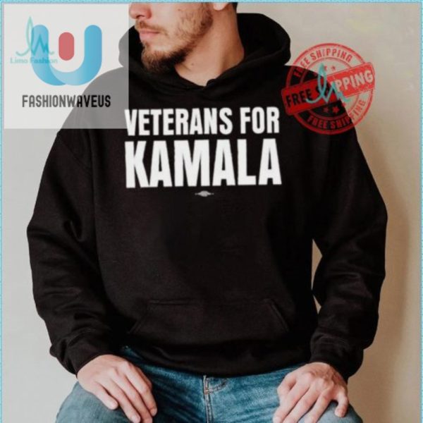 Funny Veterans For Kamala Shirt Unique Patriotic Tee fashionwaveus 1