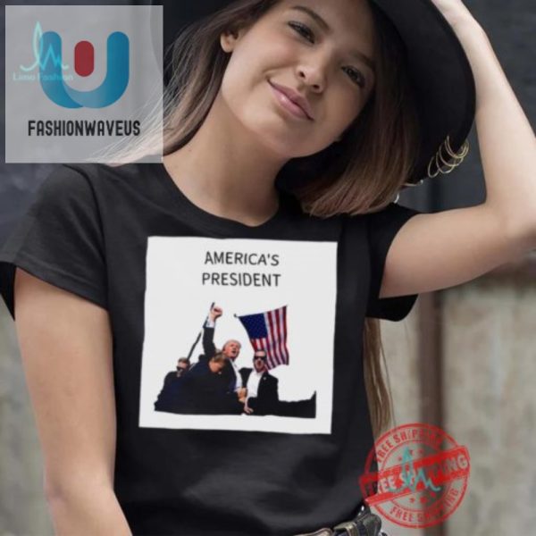 Trumps Fist In Air Tee Hilarious Unique Official Shirt fashionwaveus 1 4