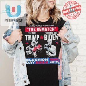 Trump Vs Biden Rematch 2024 Tshirt Election Day Humor fashionwaveus 1 2