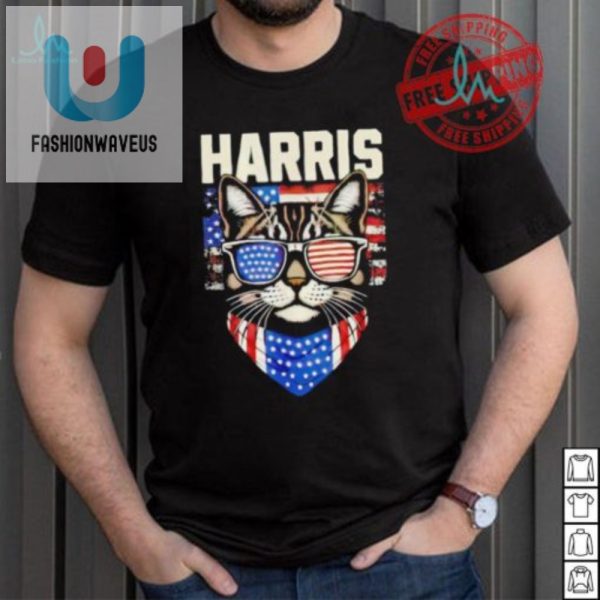 Vote Kamala 2024 Hilarious Cat Graphic Shirt For Election fashionwaveus 1 1