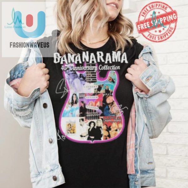 Celebrate In Style Bananarama 45Th Anniv Shirt Fun Unique fashionwaveus 1 2