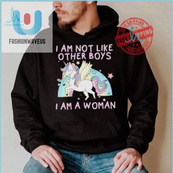 Unique Unicorn Shirt Im A Woman Not Like Other Boys fashionwaveus 1