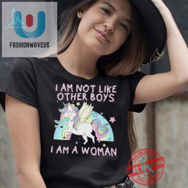 Unique Unicorn Shirt Im A Woman Not Like Other Boys fashionwaveus 1 4