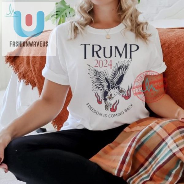 Funny Trump 2024 Eagle Tee Freedoms Return In Style fashionwaveus 1