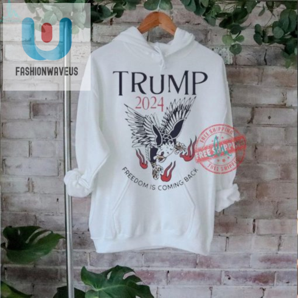 Funny Trump 2024 Eagle Tee  Freedoms Return In Style