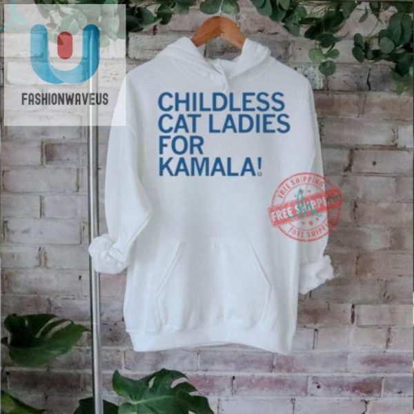 Funny Childless Cat Ladies For Kamala Official Shirt fashionwaveus 1 1