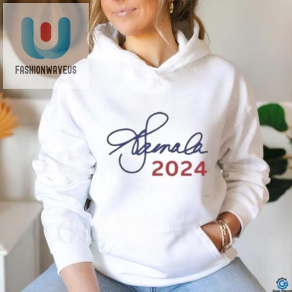 Kamala Signature 2024 Shirt Vote With Style And Smiles fashionwaveus 1