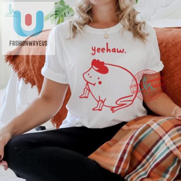 Get Hoppin With Hilarious Yeehaw Frog Tshirts fashionwaveus 1