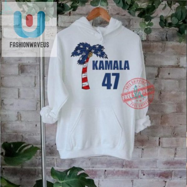 Kamala Harris Coconut Tree Usa Flag Tee Hilariously Unique fashionwaveus 1 2