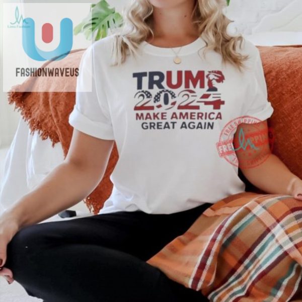 Funny Donald Trump 2024 Tee Make America Laugh Again fashionwaveus 1