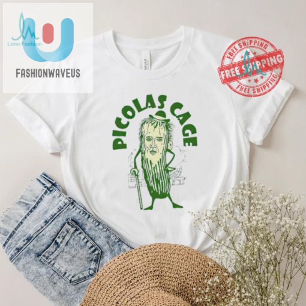 Picolas Cage Pickle Shirt  Funny Celeb Meme Cute Tee