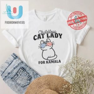 Funny Cat Lady For Kamala 2024 Shirt Pro Democracy Tee fashionwaveus 1 1