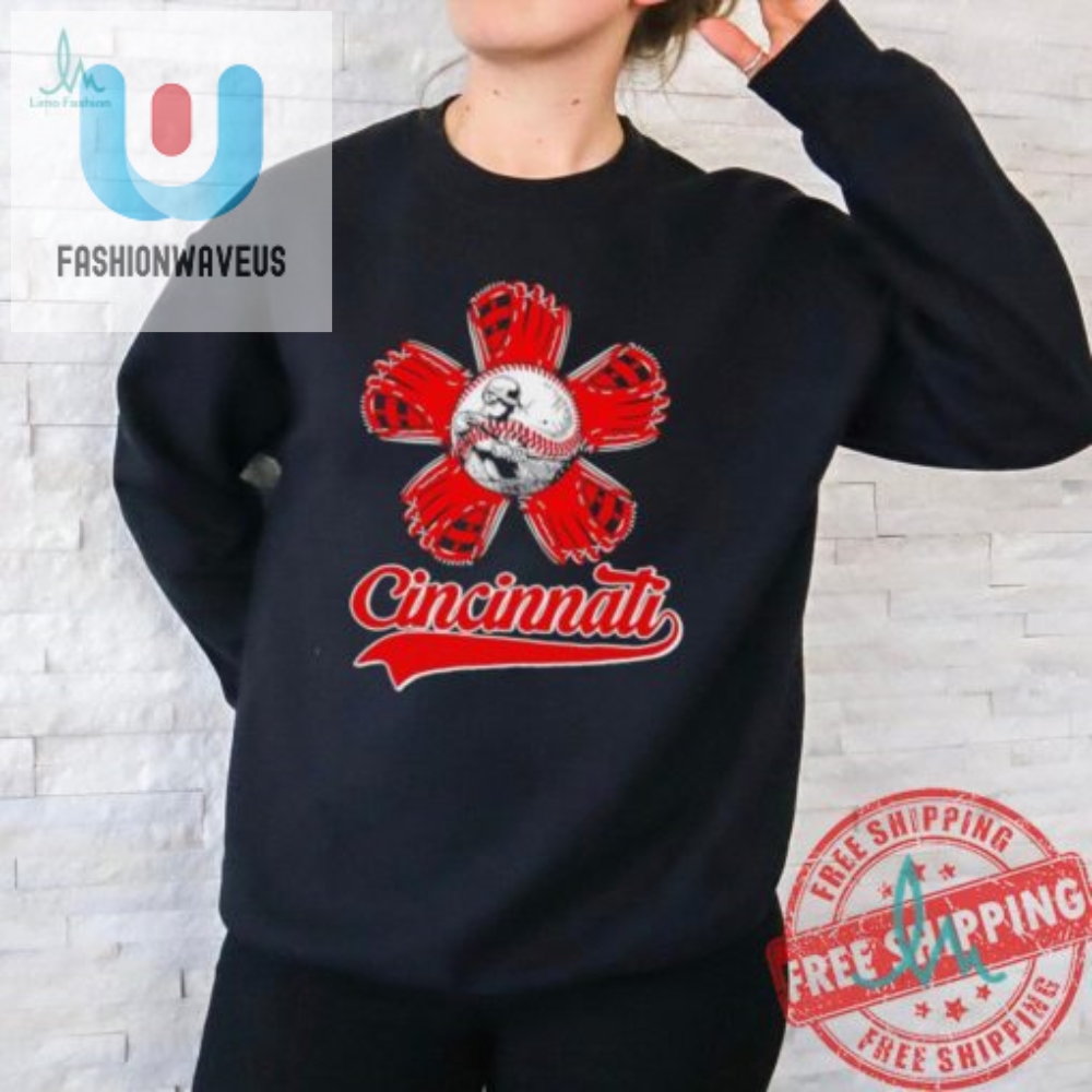 Funny Vintage Cincinnati Flower Shirt  Show Your Love With Style