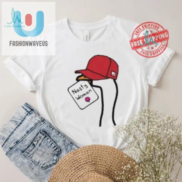 Funny Goose Red Hat Nasty Woman Kamala Harris Tshirt fashionwaveus 1 1