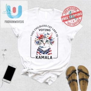 Funny Cat Lady For Kamala 2024 Shirt Unique Election Tee fashionwaveus 1 2