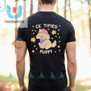 Pawsome Hannimations Certified Puppy Tee Unique Hilarious fashionwaveus 1 2