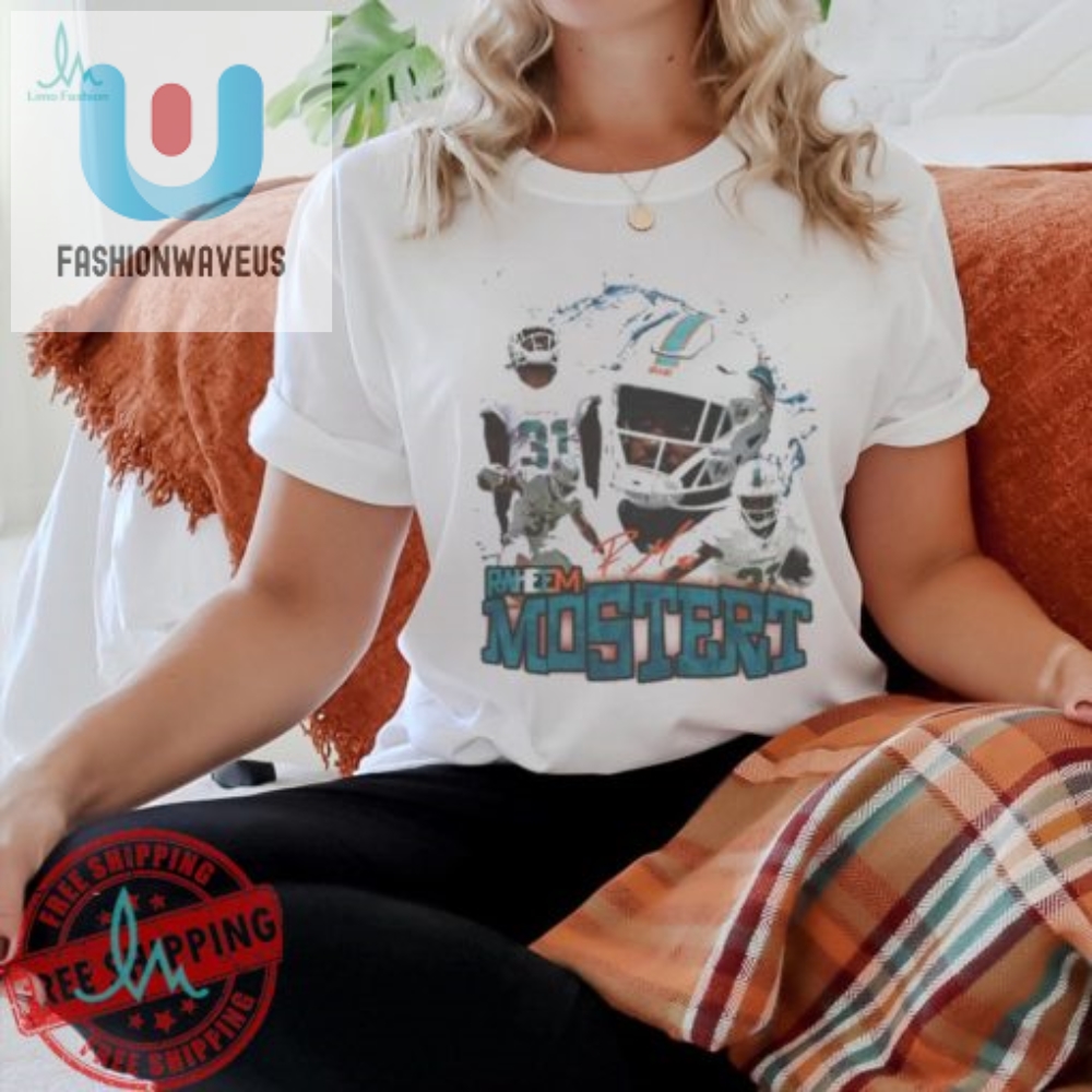 Score Big Laughs Raheem Mostert Dolphins Tee