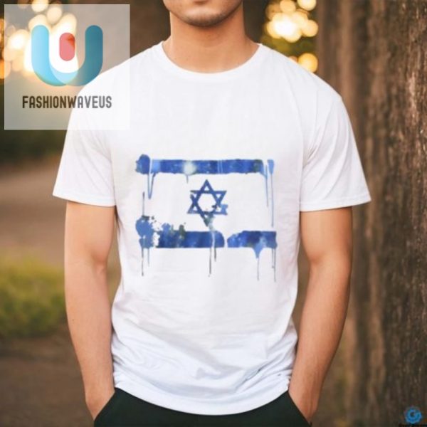 Rock The Israeli Flag Marina Medvins Hilarious Distressed Tee fashionwaveus 1 3