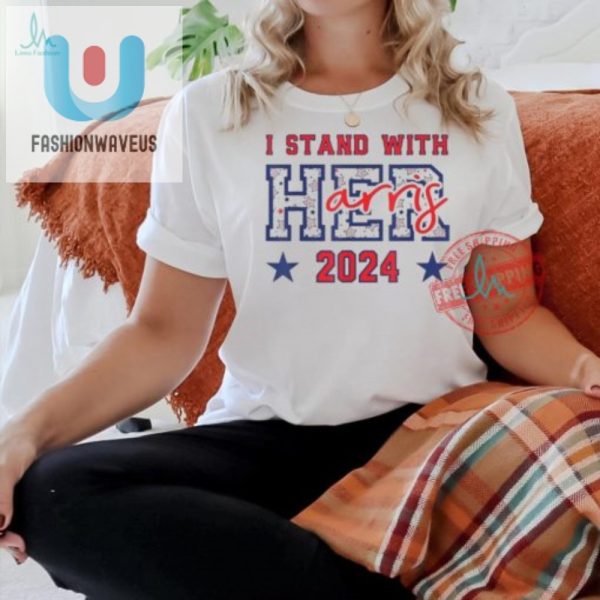 Hilarious Im With Her Kamala 2024 Official Tshirt fashionwaveus 1