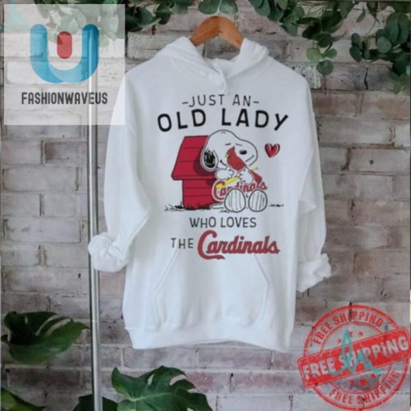 Funny Old Lady Loves Cardinals Snoopy Shirt Unique Gift fashionwaveus 1 2