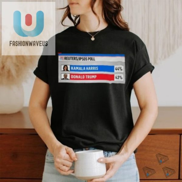 Kamala Leads Trump 4442 Shirt Hilarious Political Statement fashionwaveus 1 3