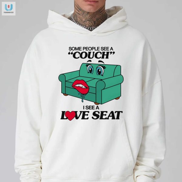 Funny Love Seat Couch Shirt Unique Humor Tee fashionwaveus 1 2