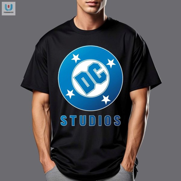 Funny Dc Studios Logo Tee Unique Pop Culture Style fashionwaveus 1