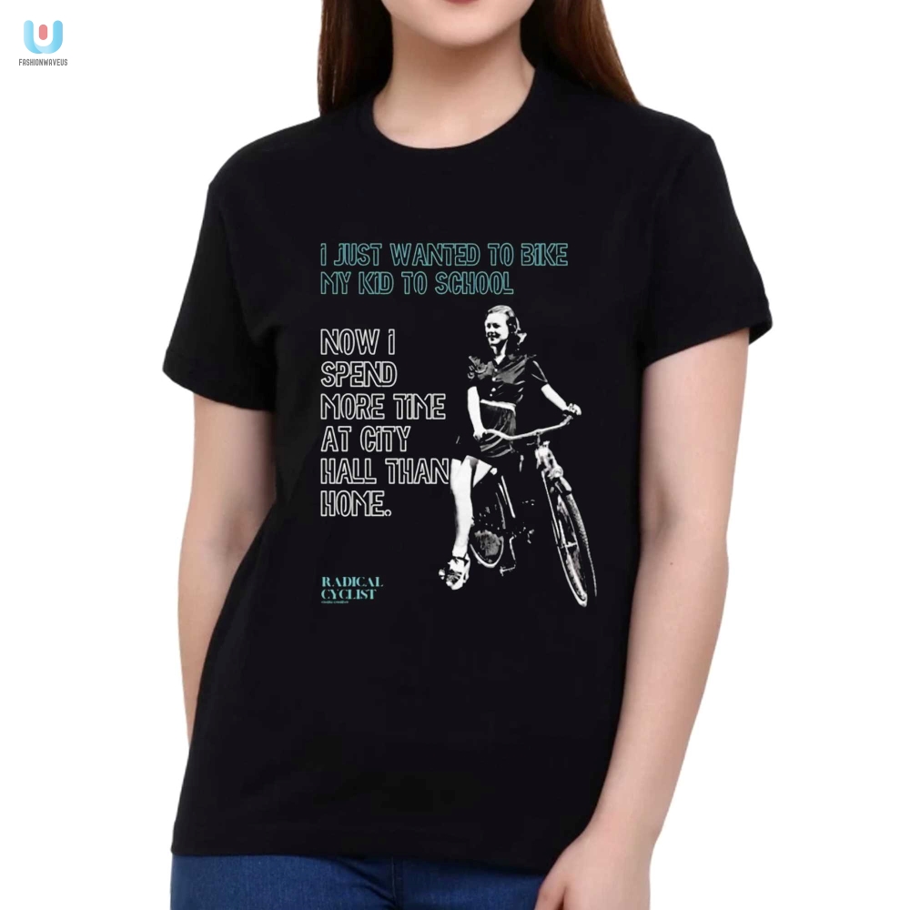 Funny Bike My Kid To School Shirt  Hilarious  Unique