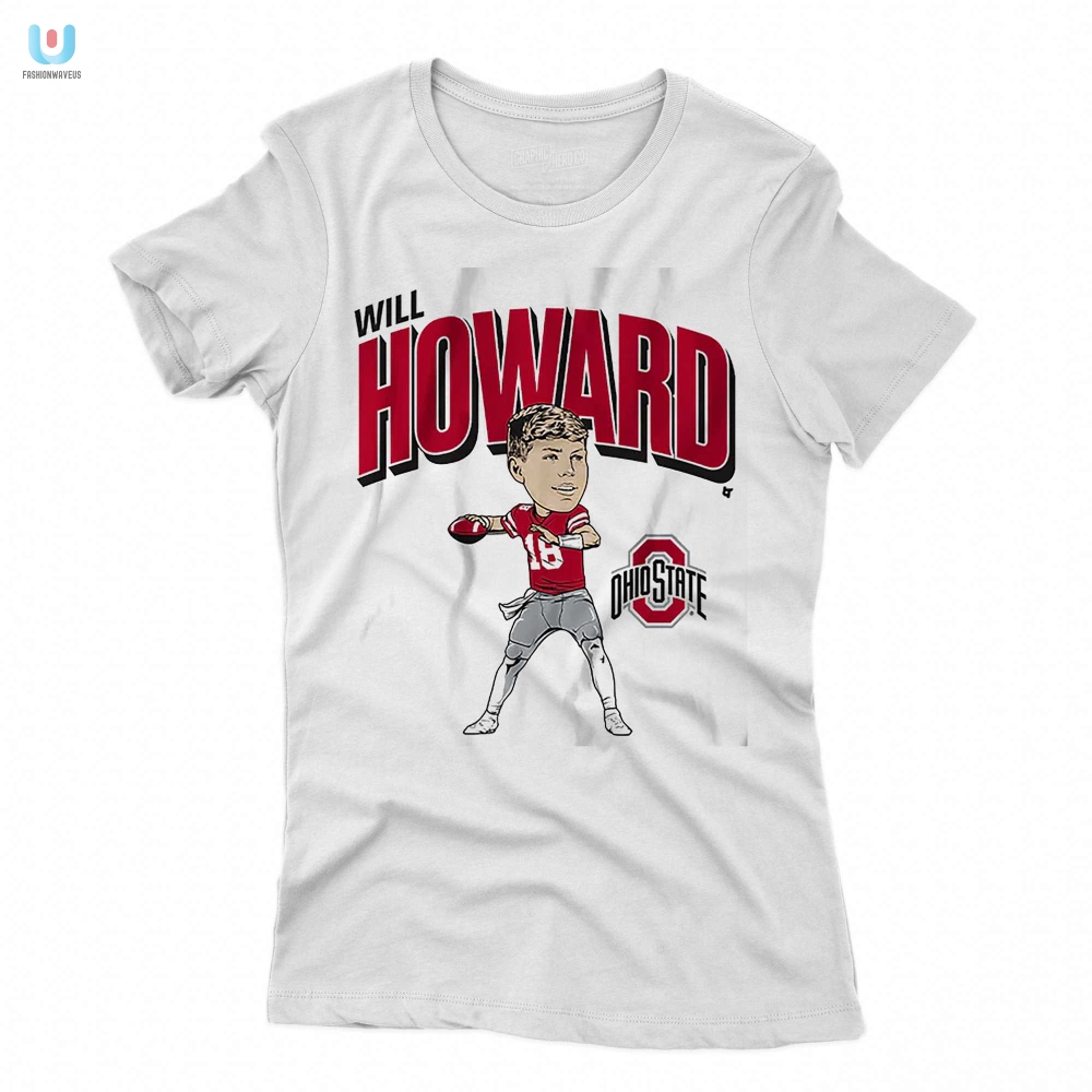 Laugh Loud In Style Ohio State Will Howard Caricature Tee