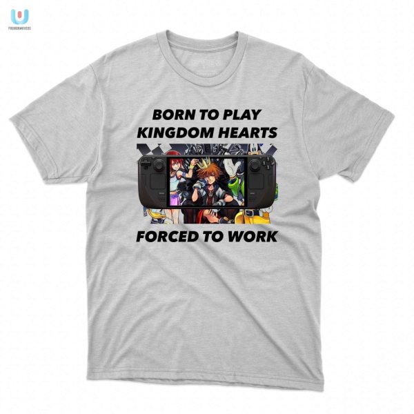 Funny Born To Play Kingdom Hearts Work Shirt fashionwaveus 1