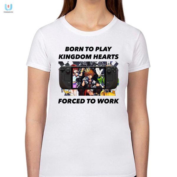 Funny Born To Play Kingdom Hearts Work Shirt fashionwaveus 1 1