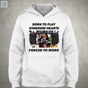 Funny Born To Play Kingdom Hearts Work Shirt fashionwaveus 1 2