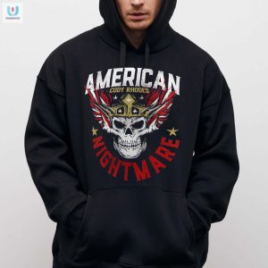 Get Patriotic With Cody Rhodes Funny Americana Skull Tee fashionwaveus 1 2