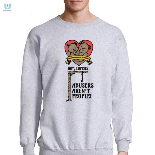 Unique Funny Abusers Arent People Statement Shirt fashionwaveus 1 3