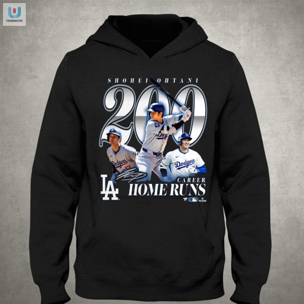 Homerun Heroics Ohtani Dodgers Tshirt 200 Laughs fashionwaveus 1 2