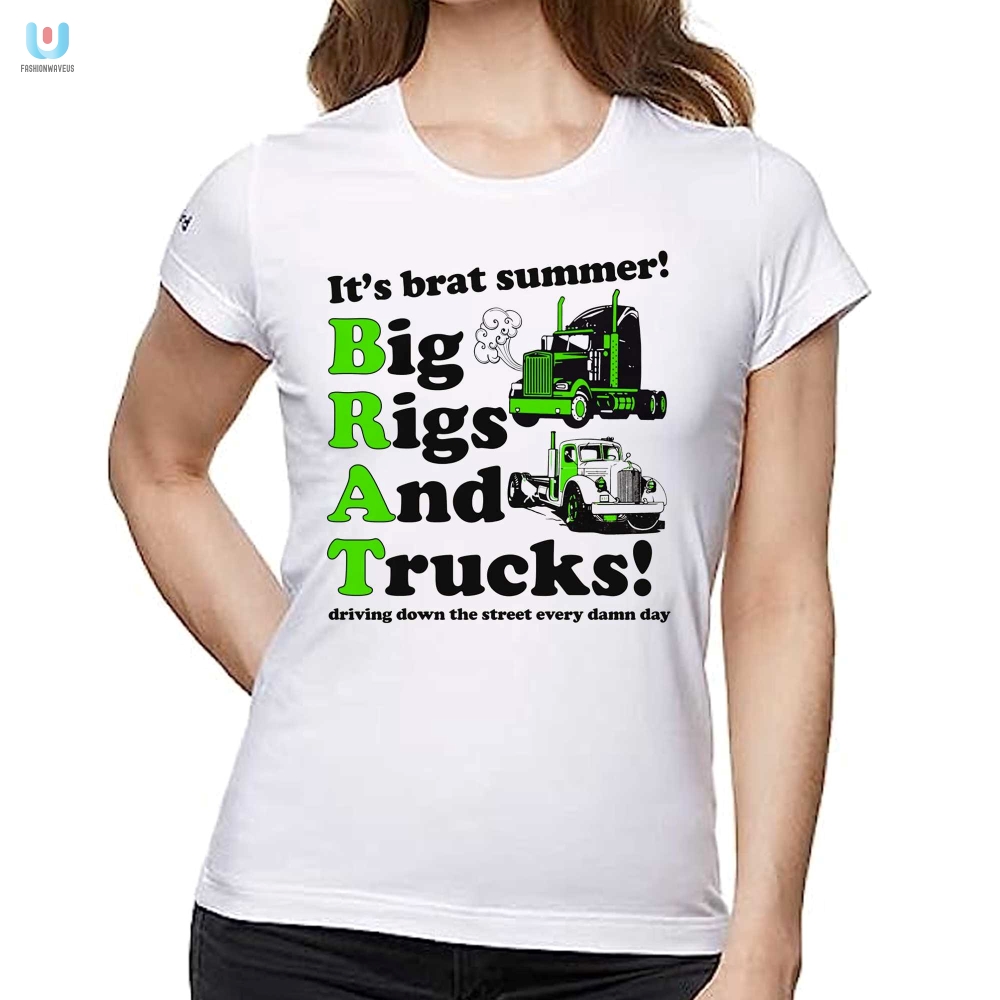 Funny Its Brat Summer Big Rids Shirt  Unique Truck Humor