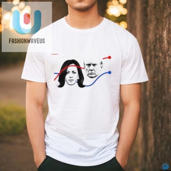 Election Showdown 2024 Funny Trump Vs Harris Tracker Shirt fashionwaveus 1 2