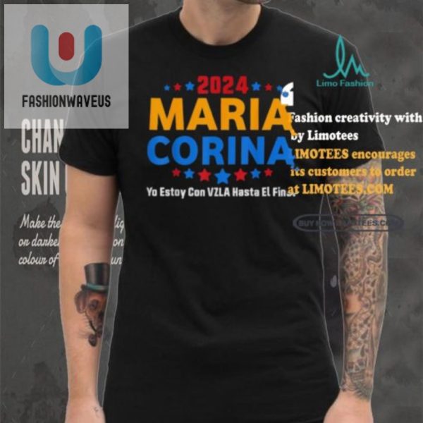 Funny 2024 Maria Corina Shirt Stand With Vzla Unique Bold fashionwaveus 1