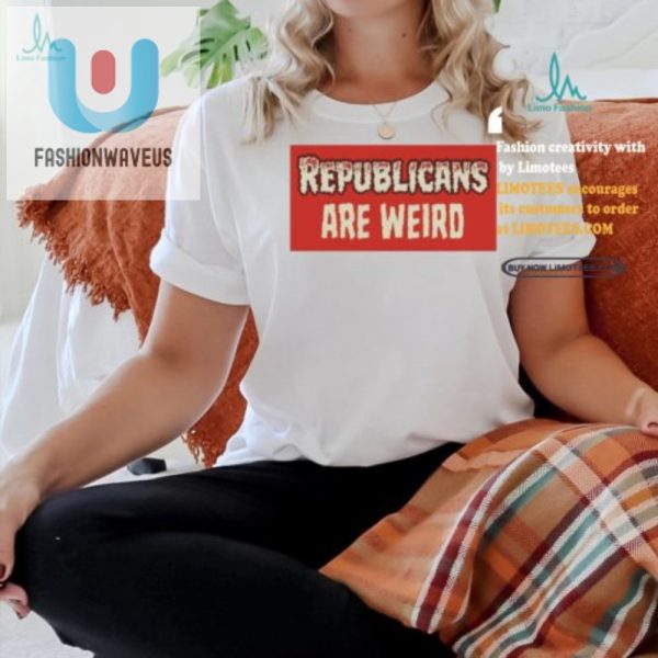 Funny Official Republicans Are Weird Bumper Shirt Unique Tee fashionwaveus 1