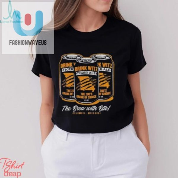 Drink Witz Tiger Ale Shirt The Brew With Bite Humor fashionwaveus 1 2