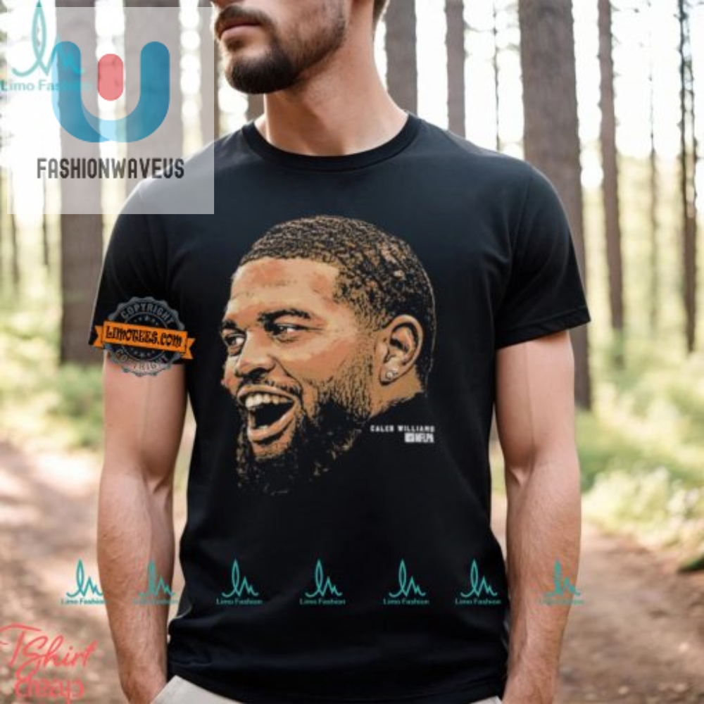 Get Your Laughs With Caleb Williams Chicago Portrait Tee