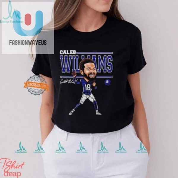 Funny Caleb Williams Chicago Cartoon Tshirt Unique Chic fashionwaveus 1