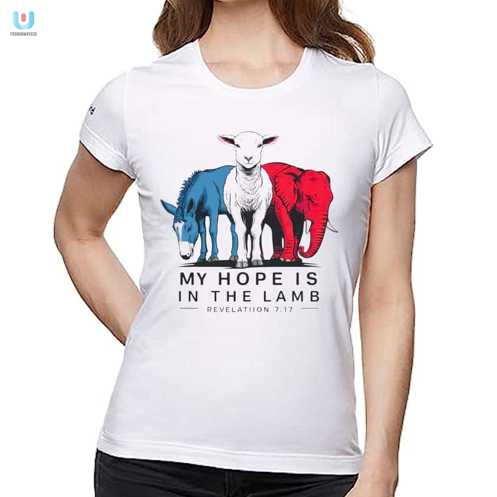 Lamb Laughs Wear Hope  Humor With Our Unique Tee