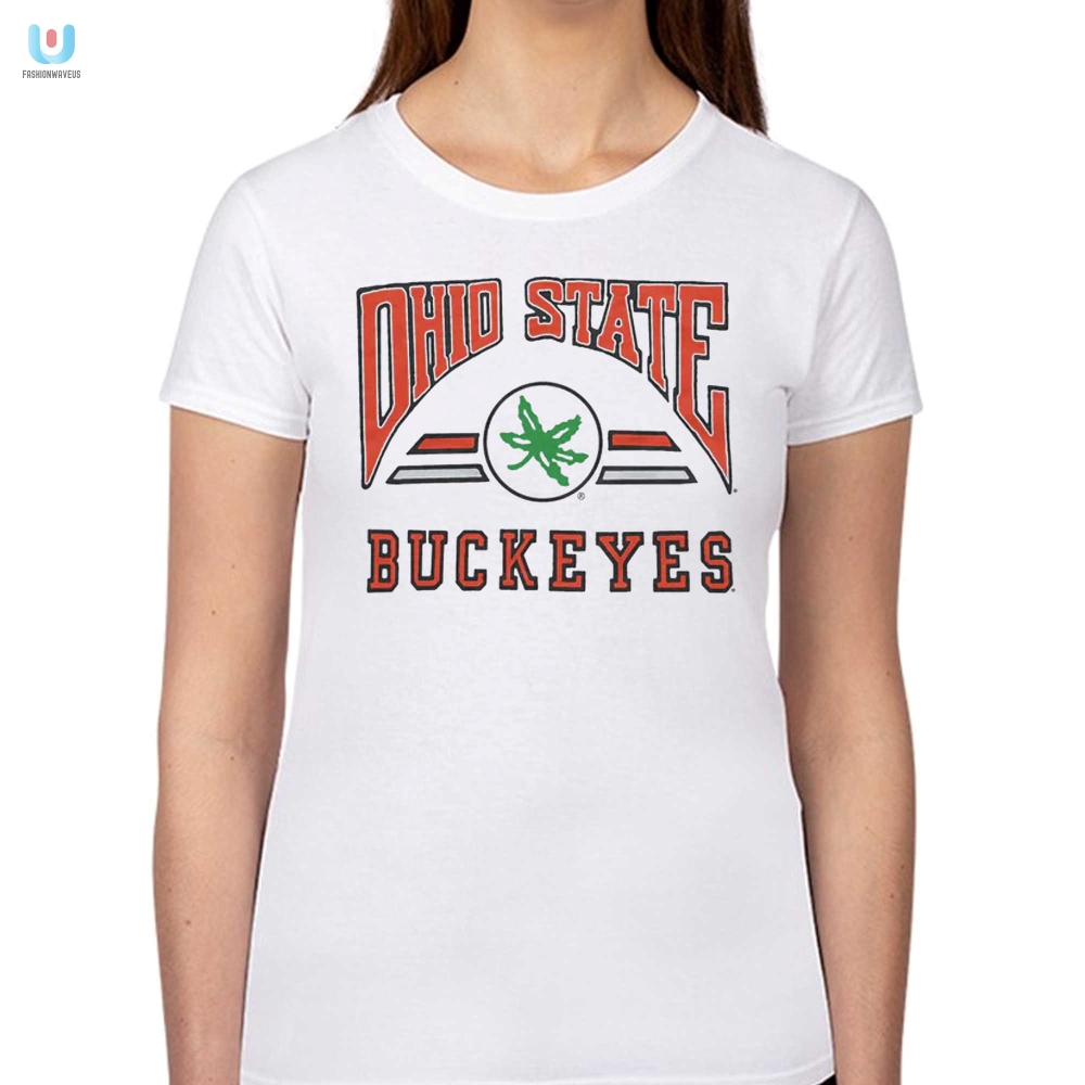 Get Leafy Laughs Arch Ohio State Buckeyes Tee