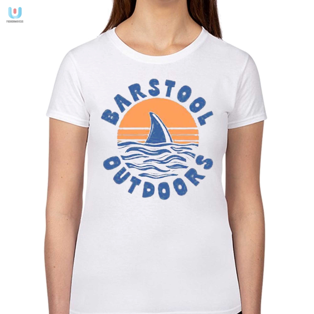 Hooked On Style Huk X Barstool Shark Shirt For Outdoors