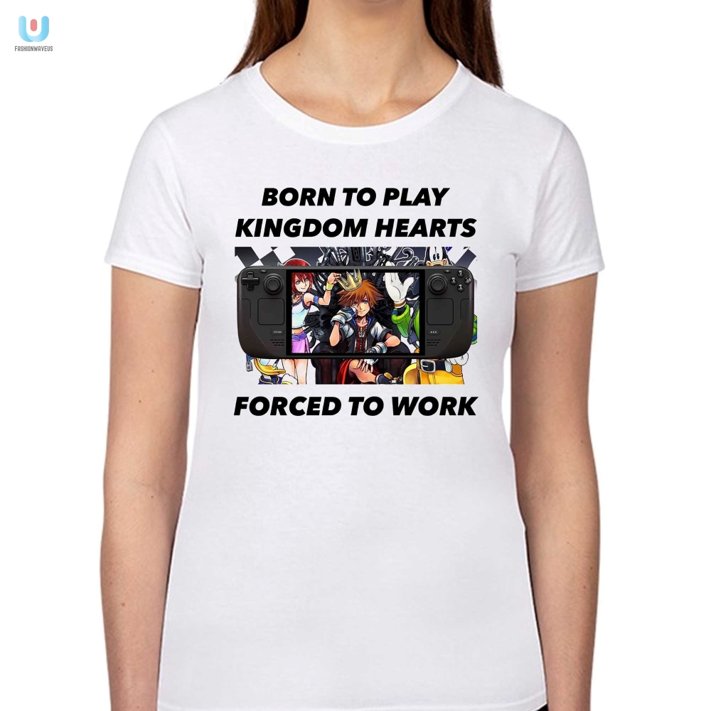 Funny Born To Play Kingdom Hearts Shirt For Gamers