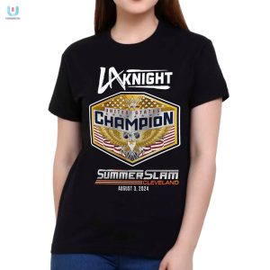 Champion Chic La Knight Summerslam 24 Funny Tee fashionwaveus 1 1